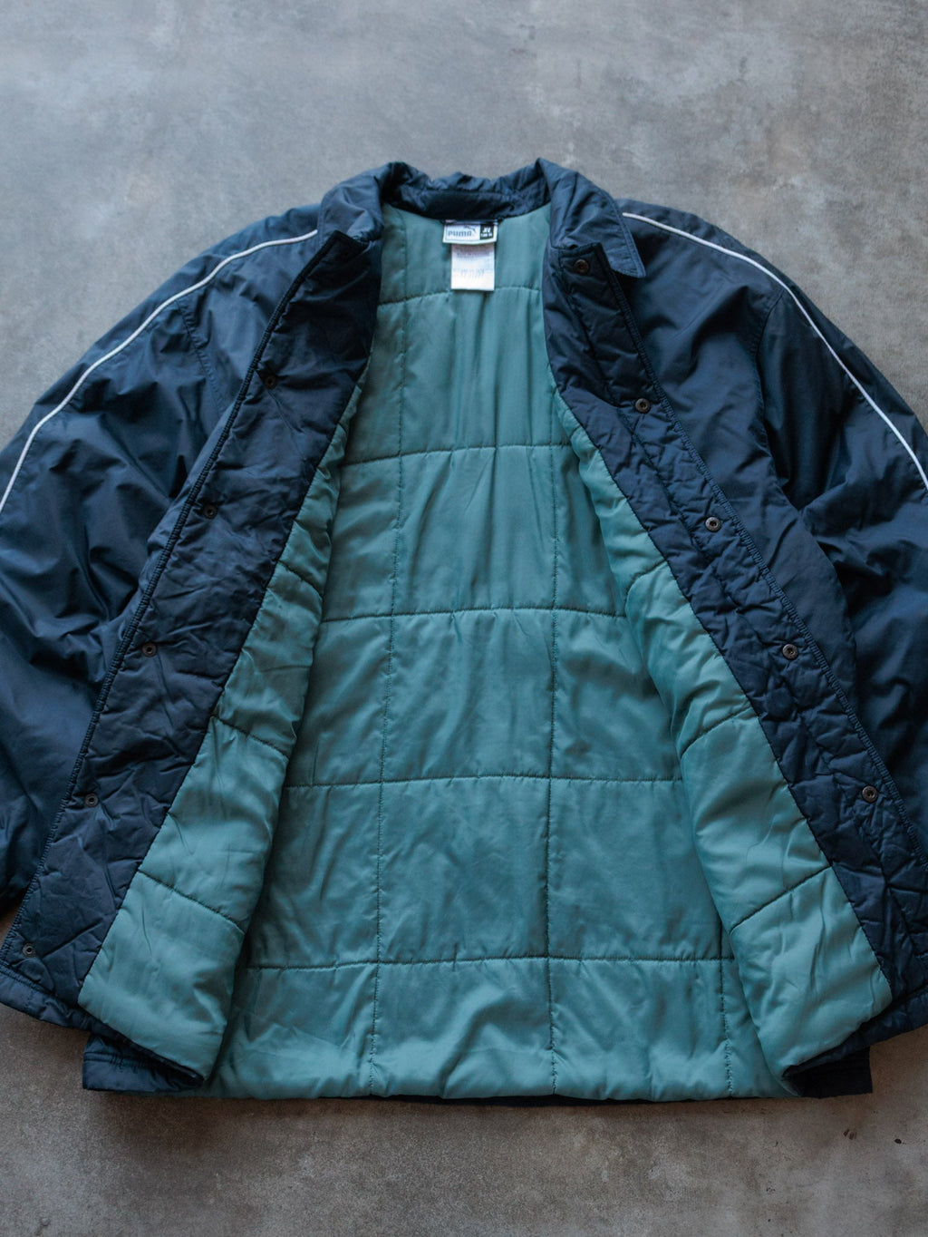 Vintage 90s Navy Puma Jacket (XL)