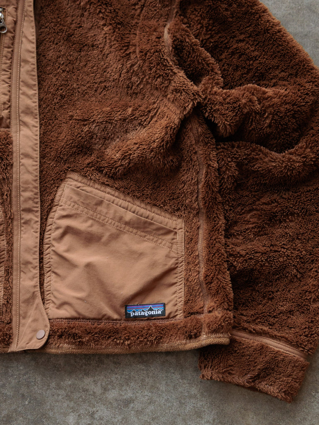 Vintage Brown Patagonia Reversible Fleece Jacket (Women's S)