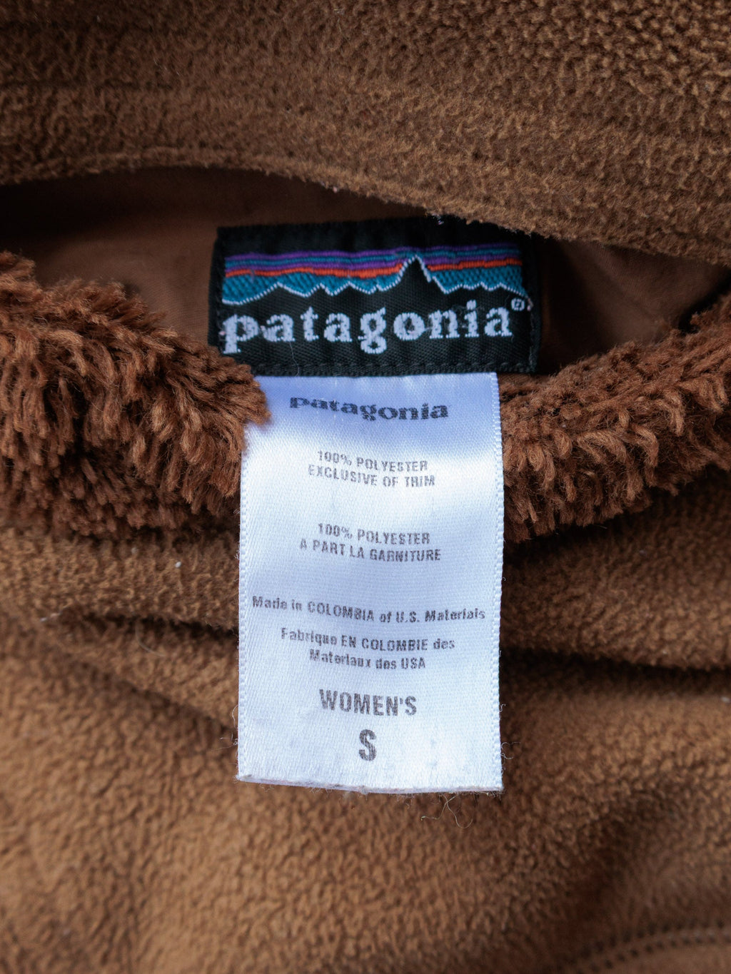 Vintage Brown Patagonia Reversible Fleece Jacket (Women's S)