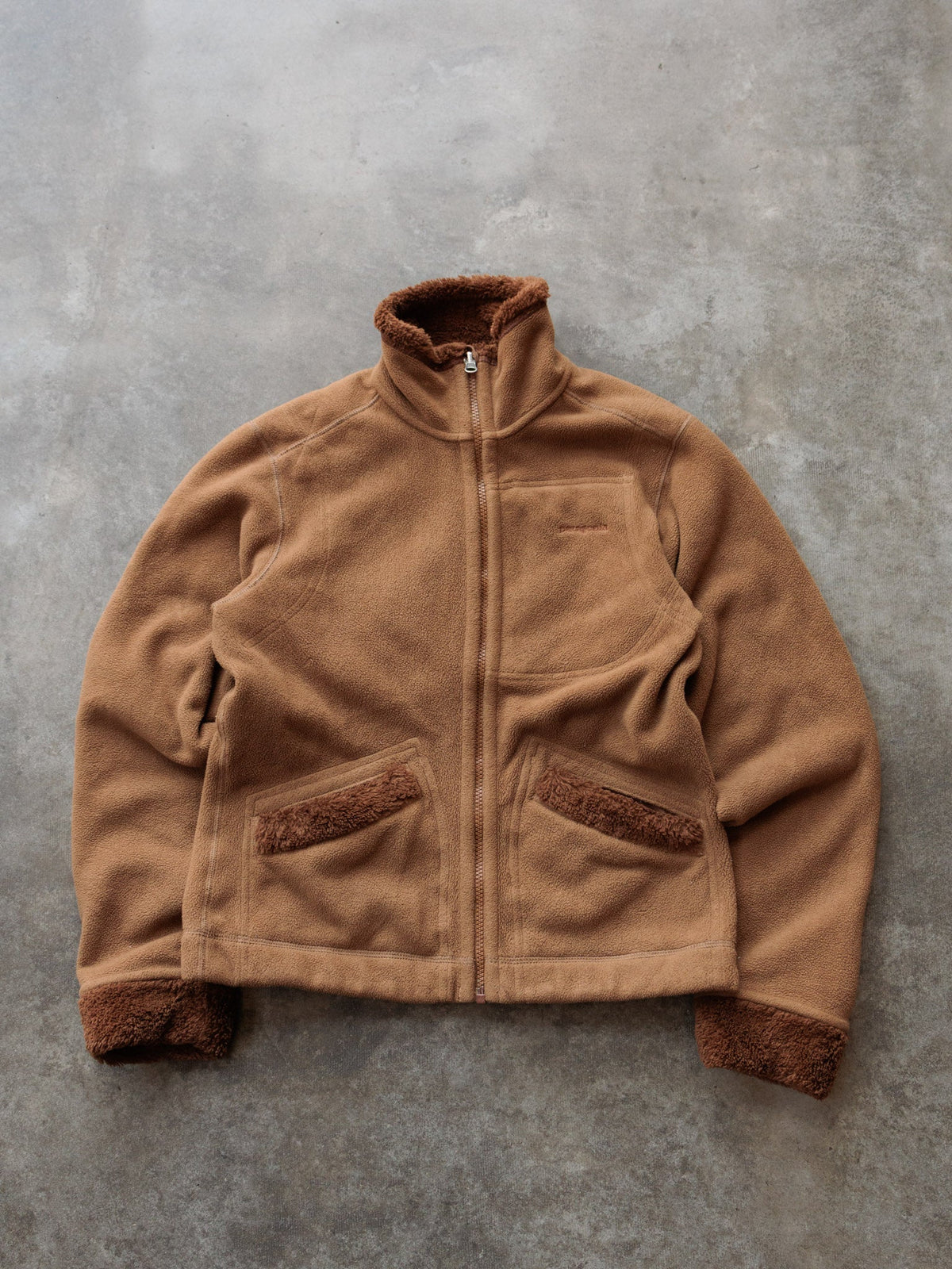 Vintage Brown Patagonia Reversible Fleece Jacket (Women's S)