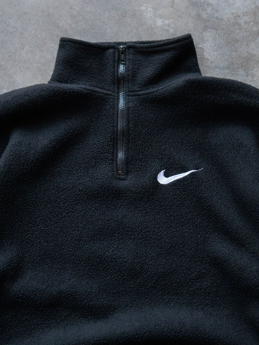 Vintage Black Nike Fleece Quarter Zip (XL)