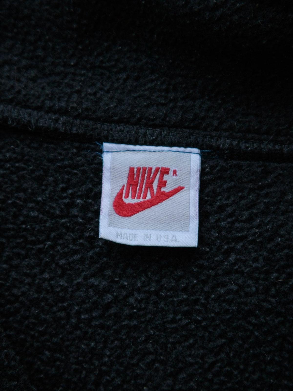 Vintage Black Nike Fleece Quarter Zip (XL)
