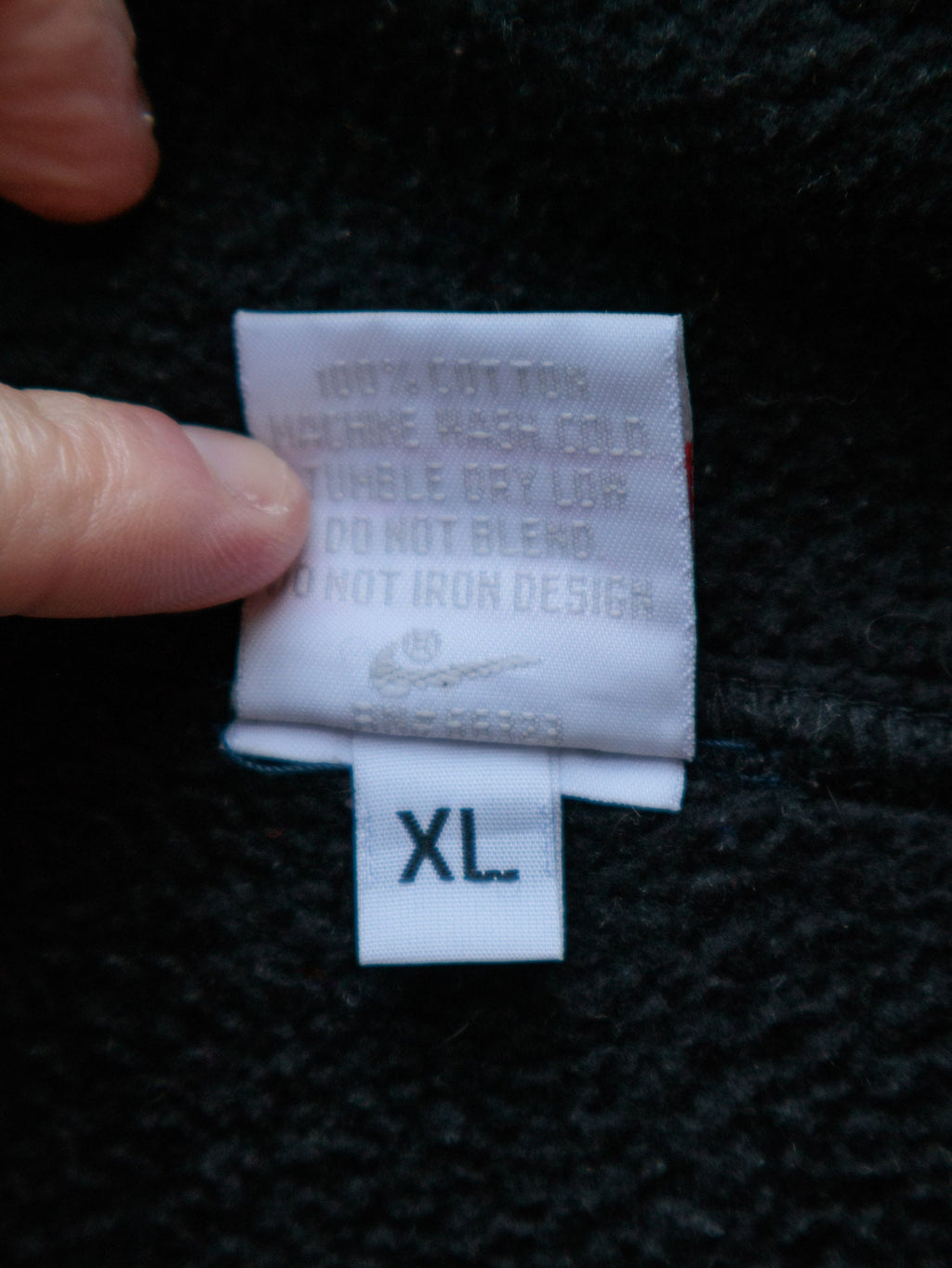 Vintage Black Nike Fleece Quarter Zip (XL)
