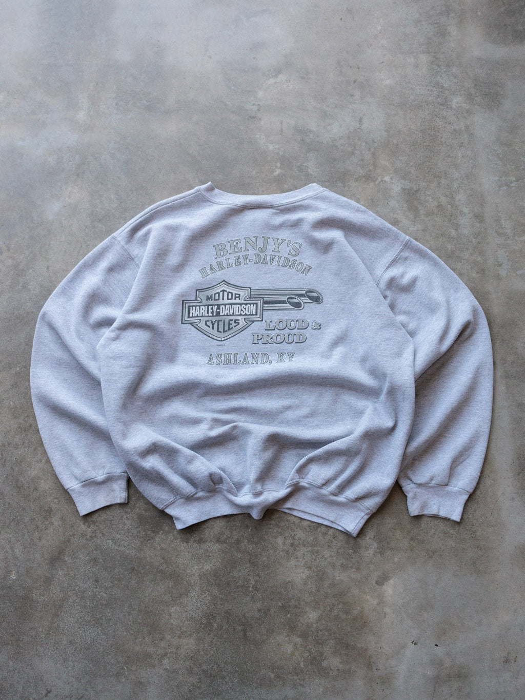 Vintage 2002 Harley-Davidson Ashland Kentucky 100 Years Sweatshirt (XL)