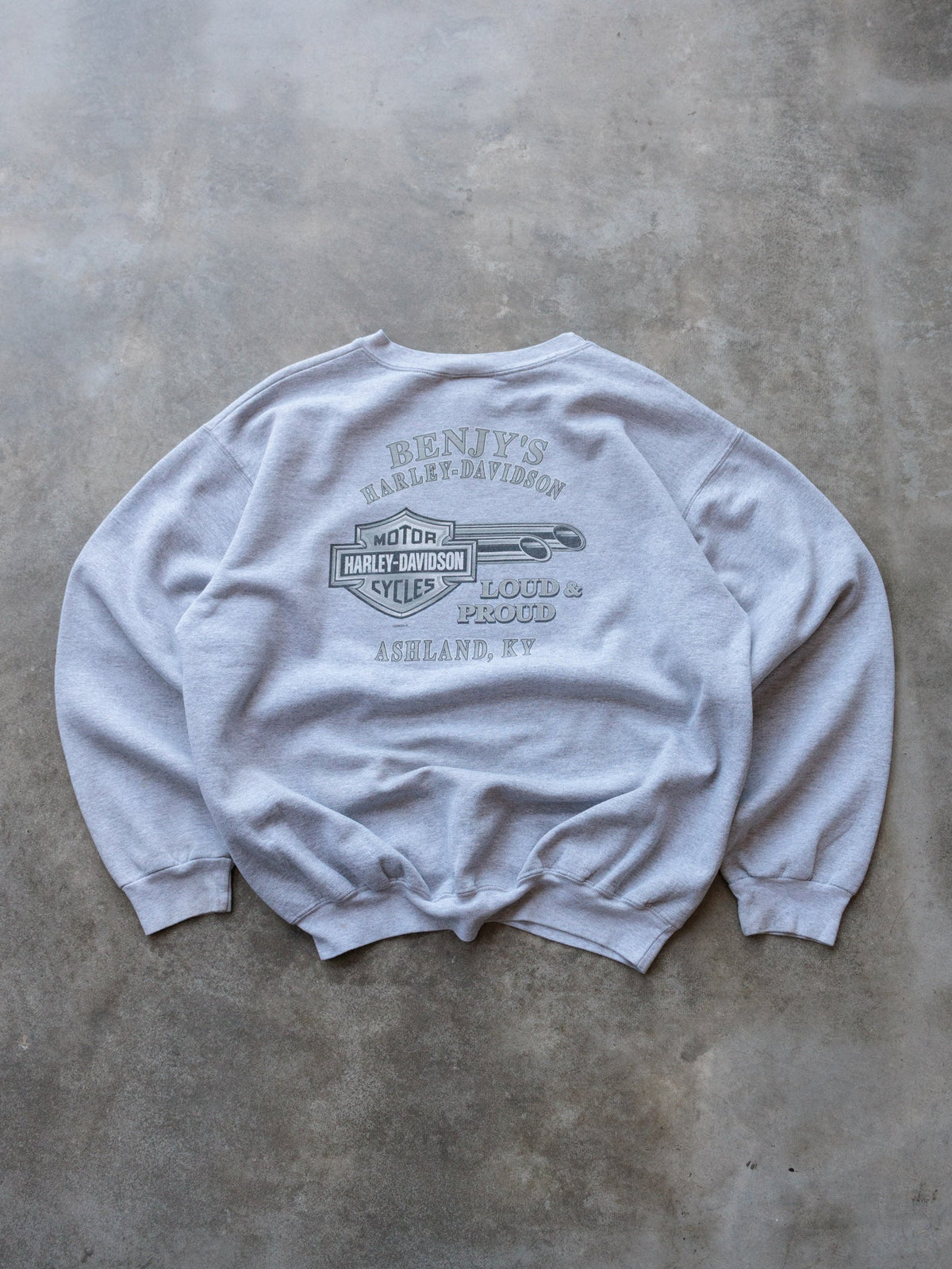 Vintage 2002 Harley-Davidson Ashland Kentucky 100 Years Sweatshirt (XL)