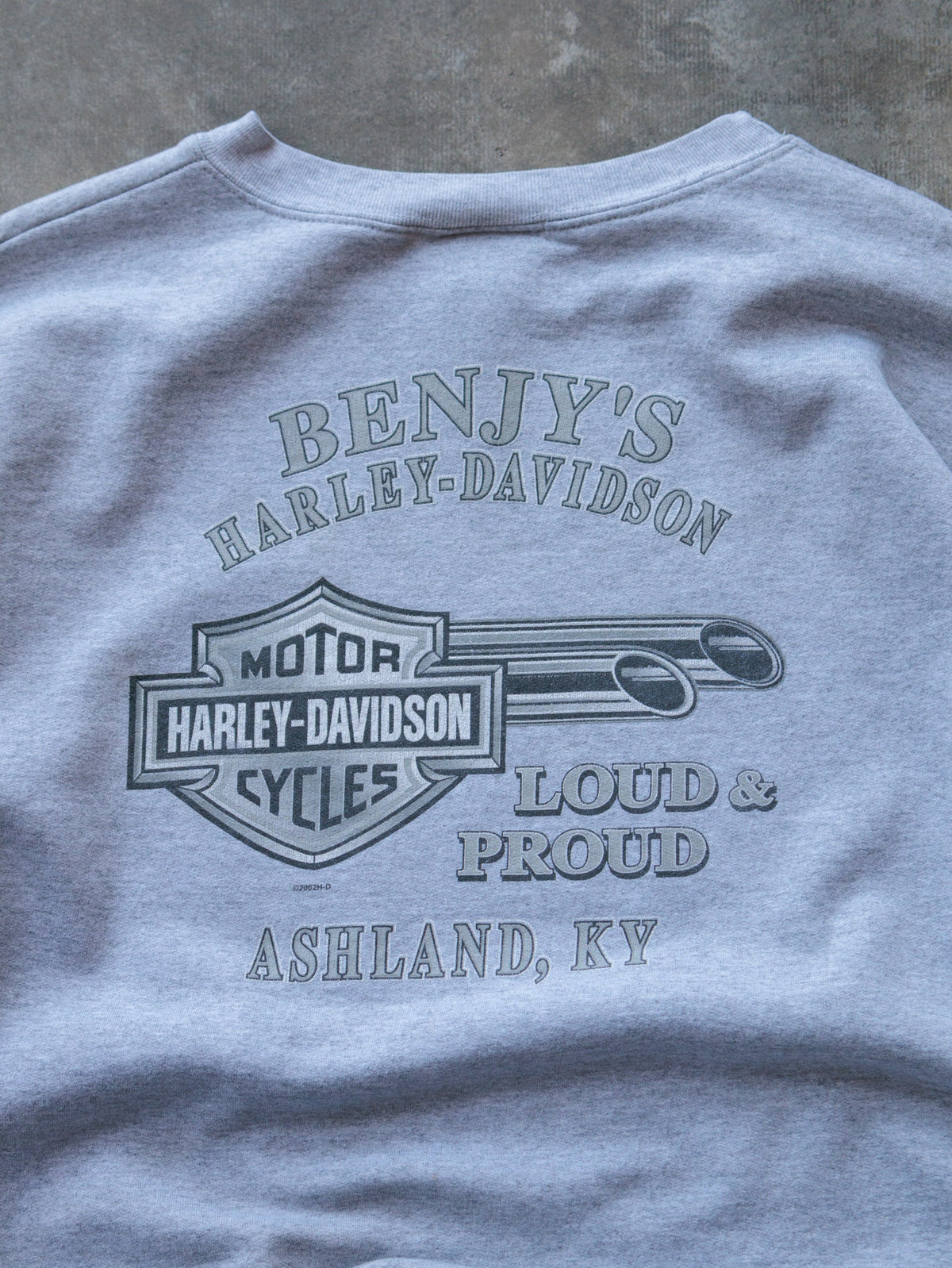 Vintage 2002 Harley-Davidson Ashland Kentucky 100 Years Sweatshirt (XL)