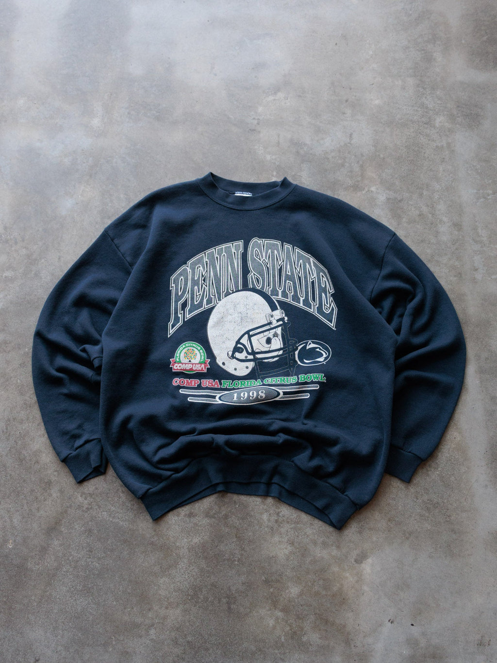 Vintage 1998 Navy Penn State Citrus Bowl Sweatshirt (2XL)