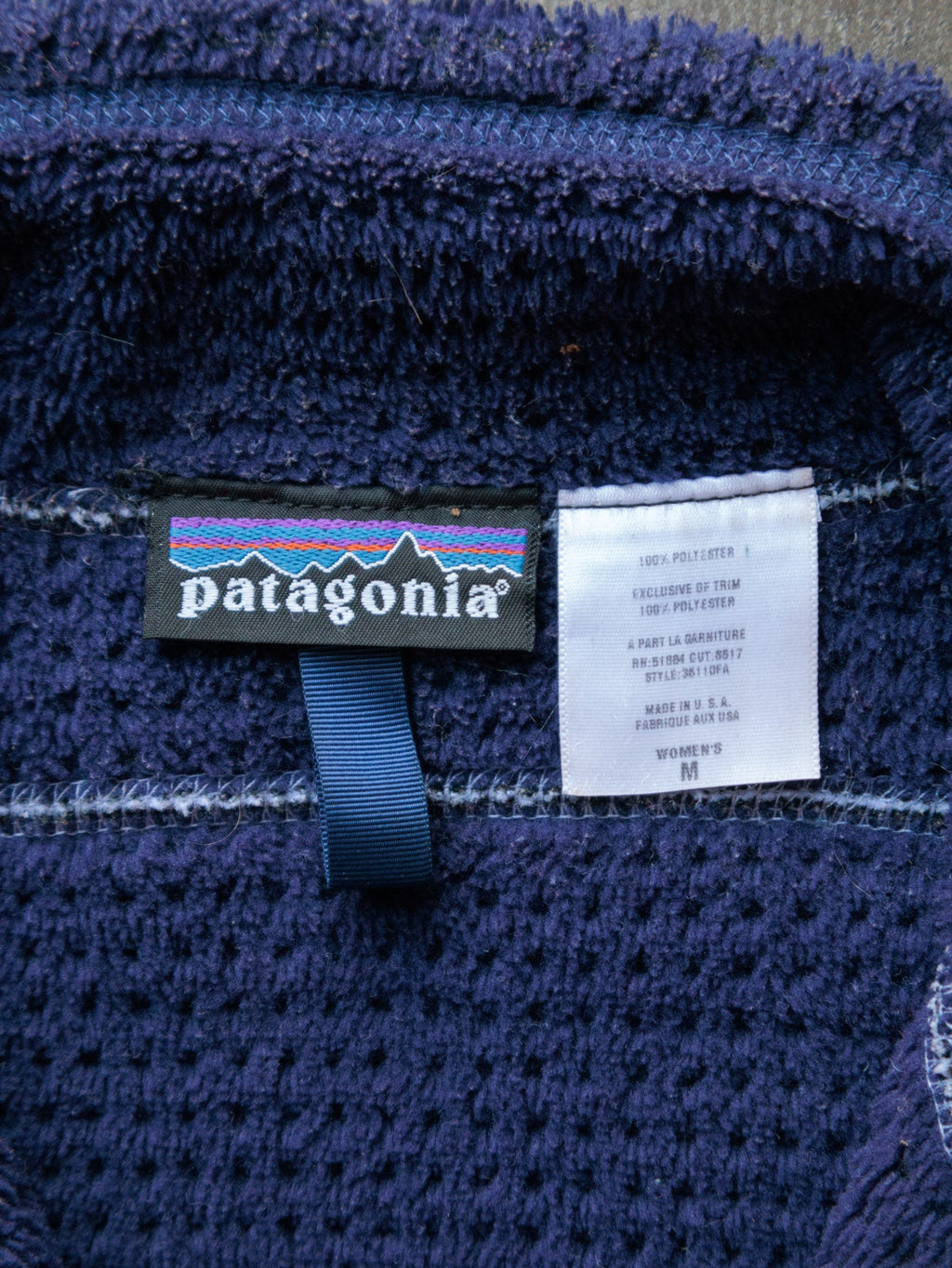 Vintage 00s Purple Patagonia Fleece Jacket (Women's M)