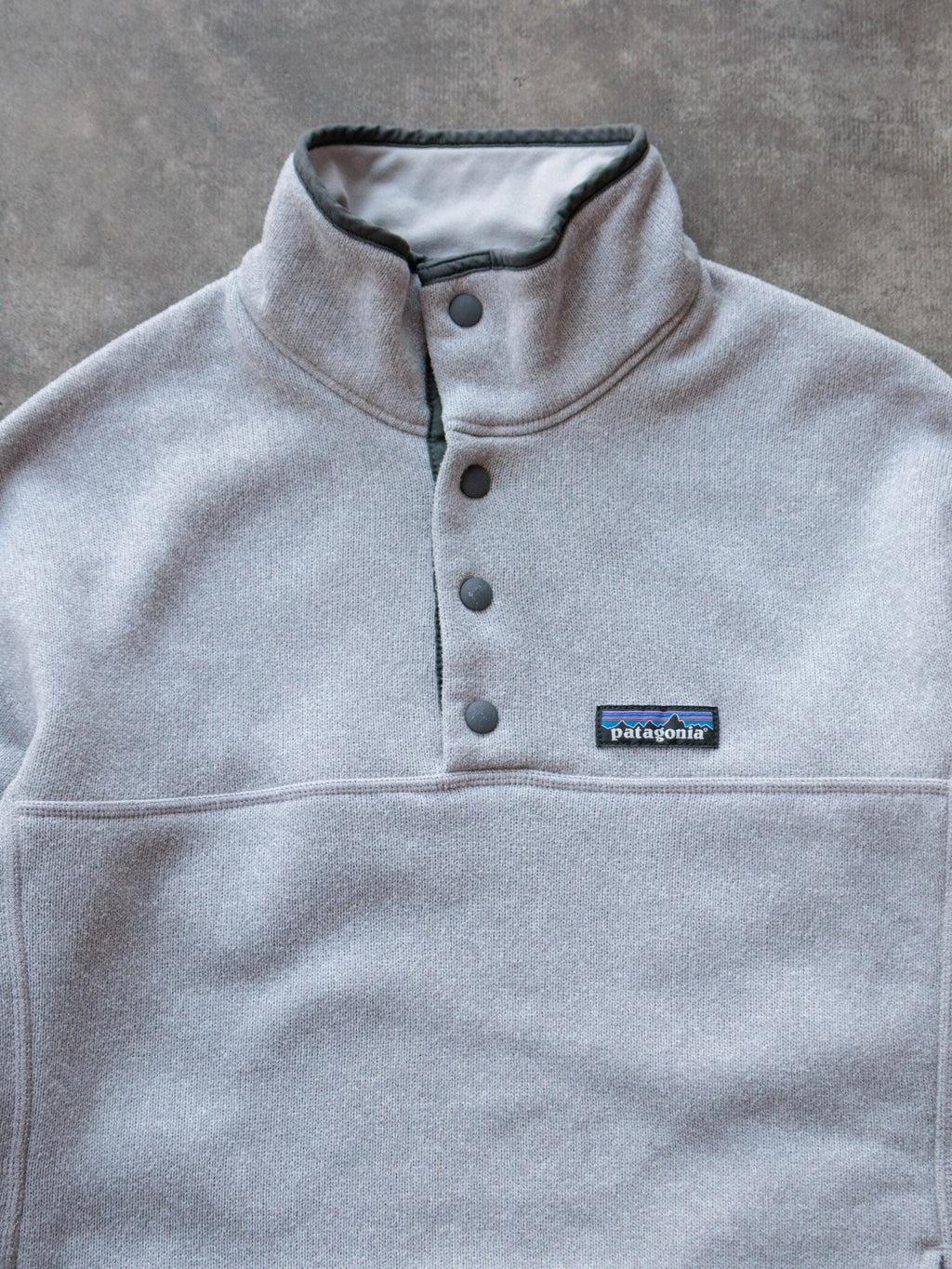 Vintage Grey Patagonia Snap-T Pullover (Women's M)