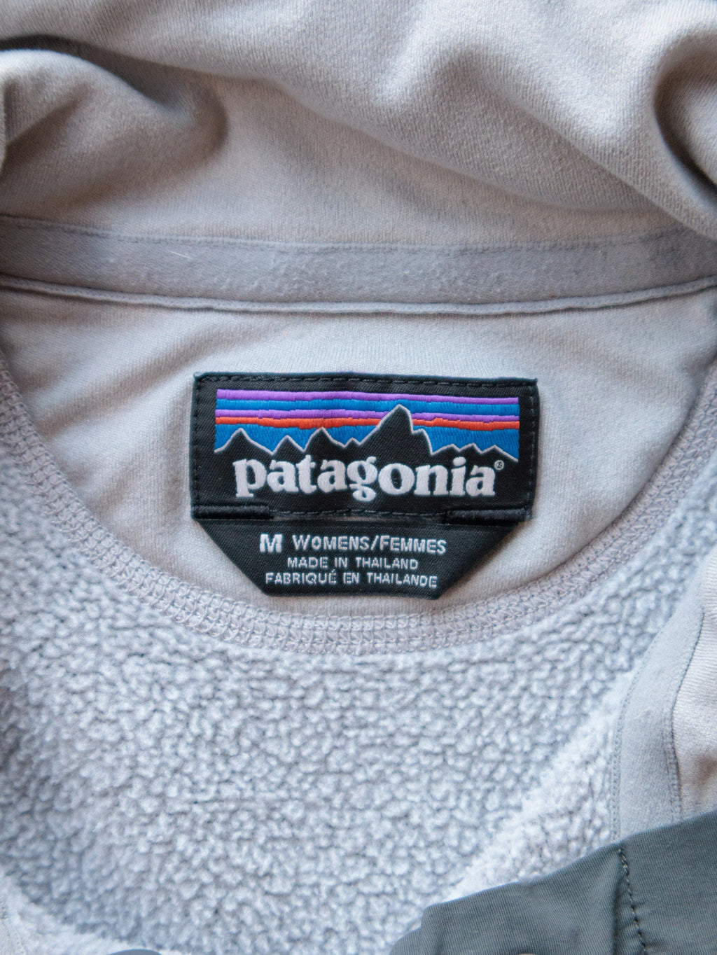 Vintage Grey Patagonia Snap-T Pullover (Women's M)