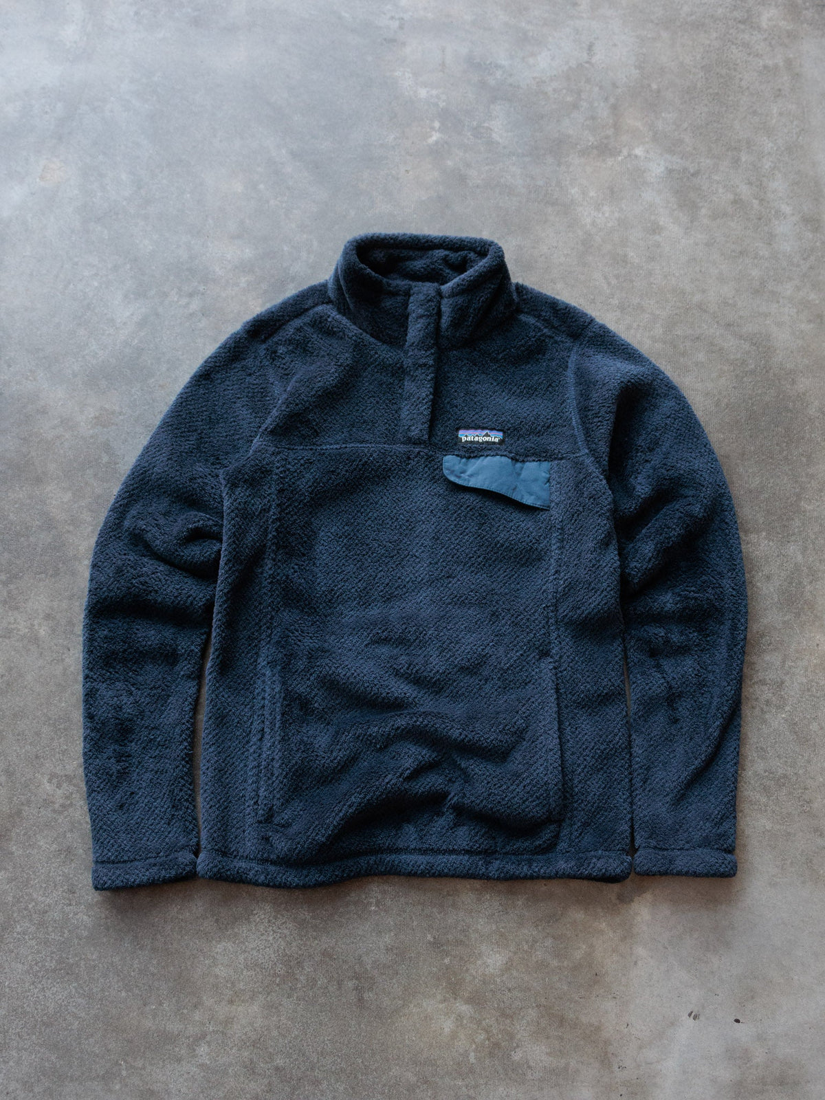 Navy Patagonia Re-Tool Snap-T Pullover (XS)