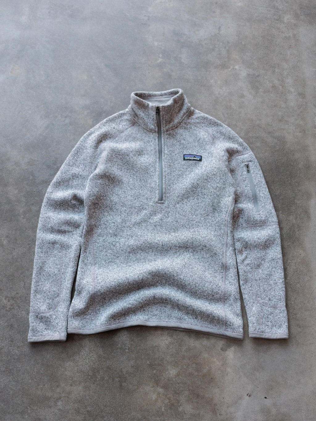 Grey Patagonia Better Sweater Quarter Zip (XS)