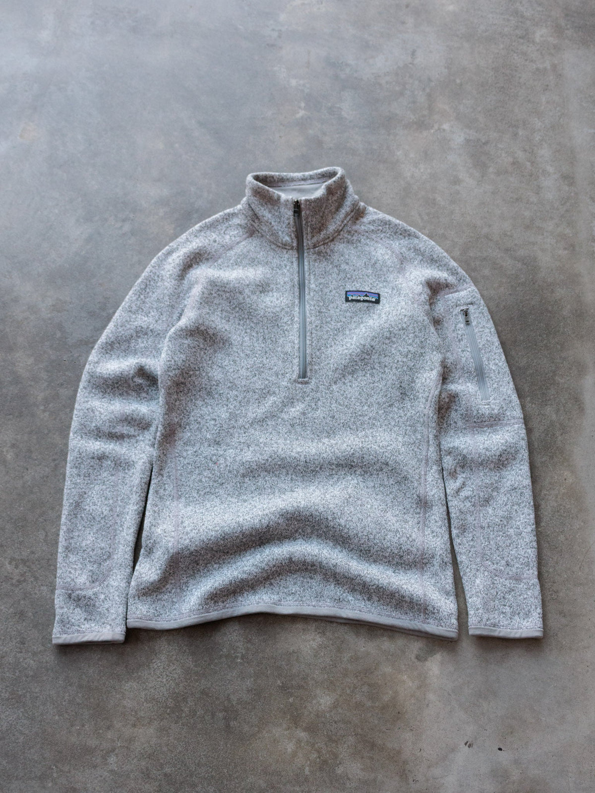 Grey Patagonia Better Sweater Quarter Zip (XS)