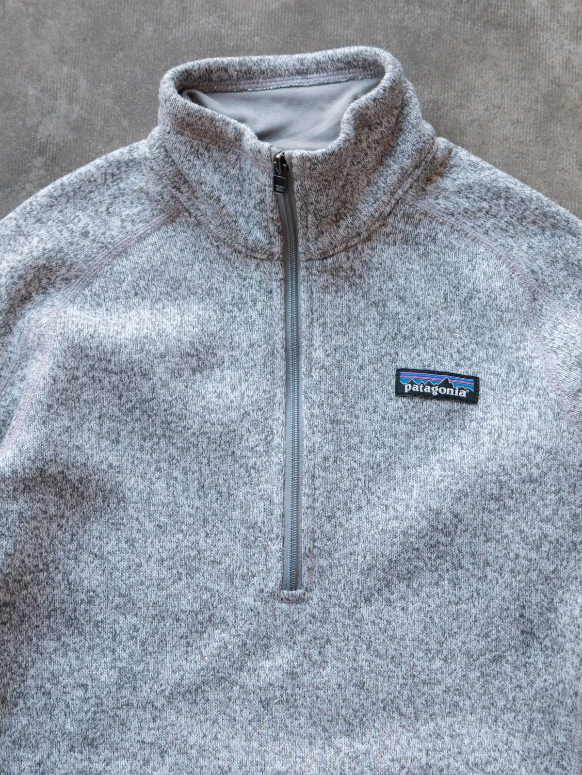 Grey Patagonia Better Sweater Quarter Zip (XS)