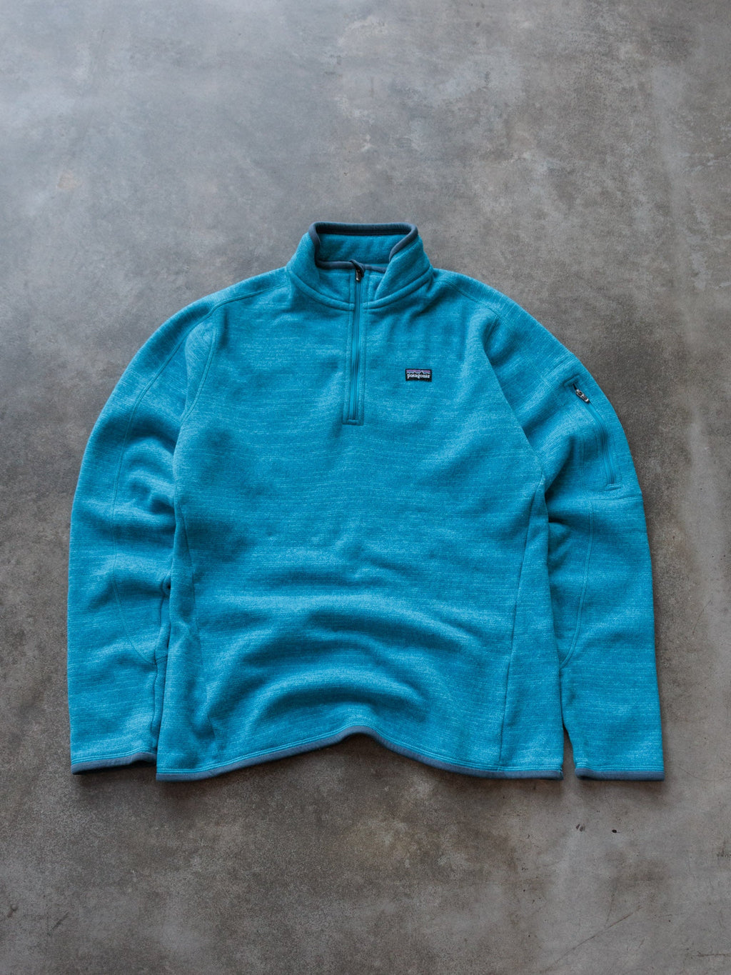 Vintage Blue Patagonia Better Sweater Quarter Zip (Women's L)