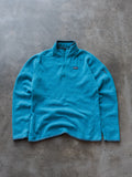 Vintage Blue Patagonia Better Sweater Quarter Zip (Women's L)