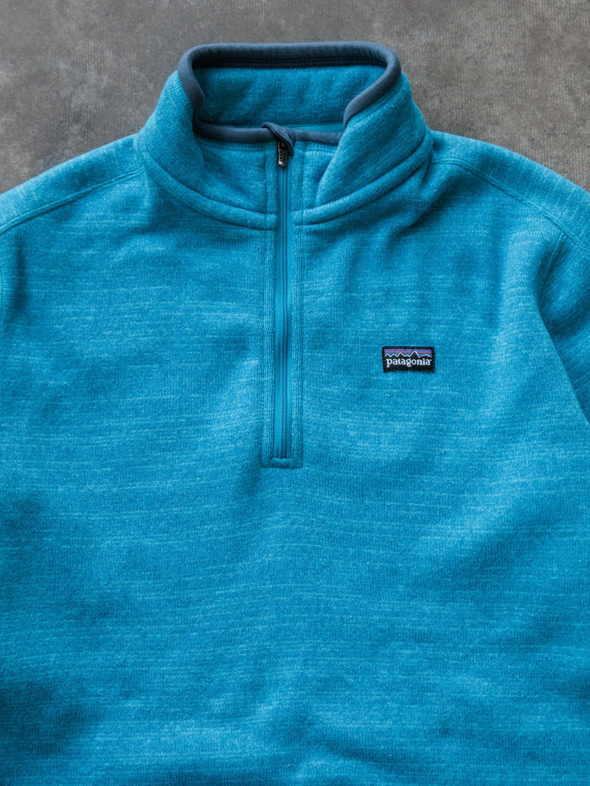 Vintage Blue Patagonia Better Sweater Quarter Zip (Women's L)