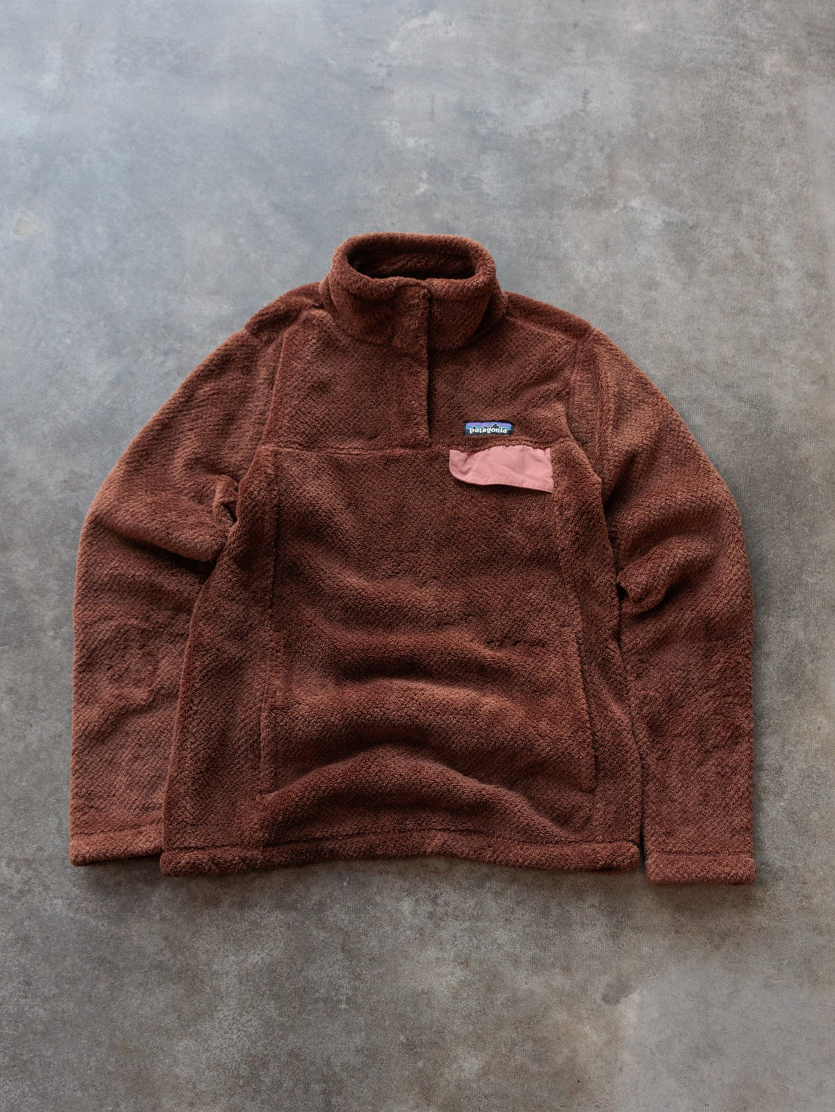 Brown Patagonia Re-Tool Snap-T Pullover (XS)