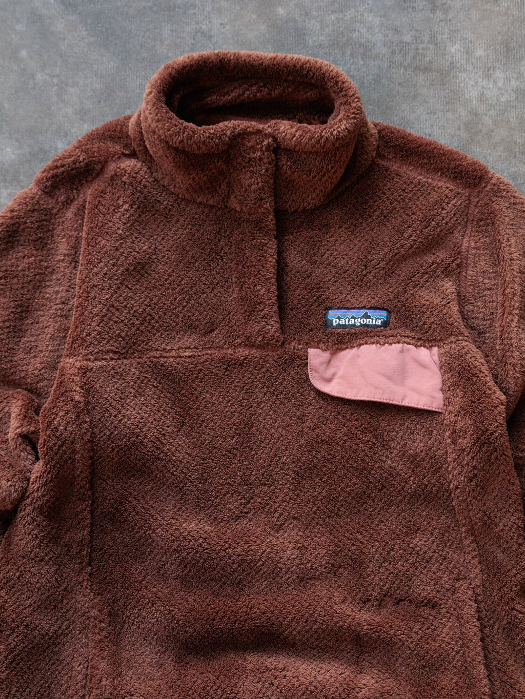 Brown Patagonia Re-Tool Snap-T Pullover (XS)