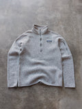 Grey Patagonia Better Sweater Quarter Zip (S)