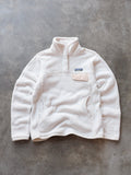 Vintage White Patagonia Re-Tool Snap-T Pullover (S)