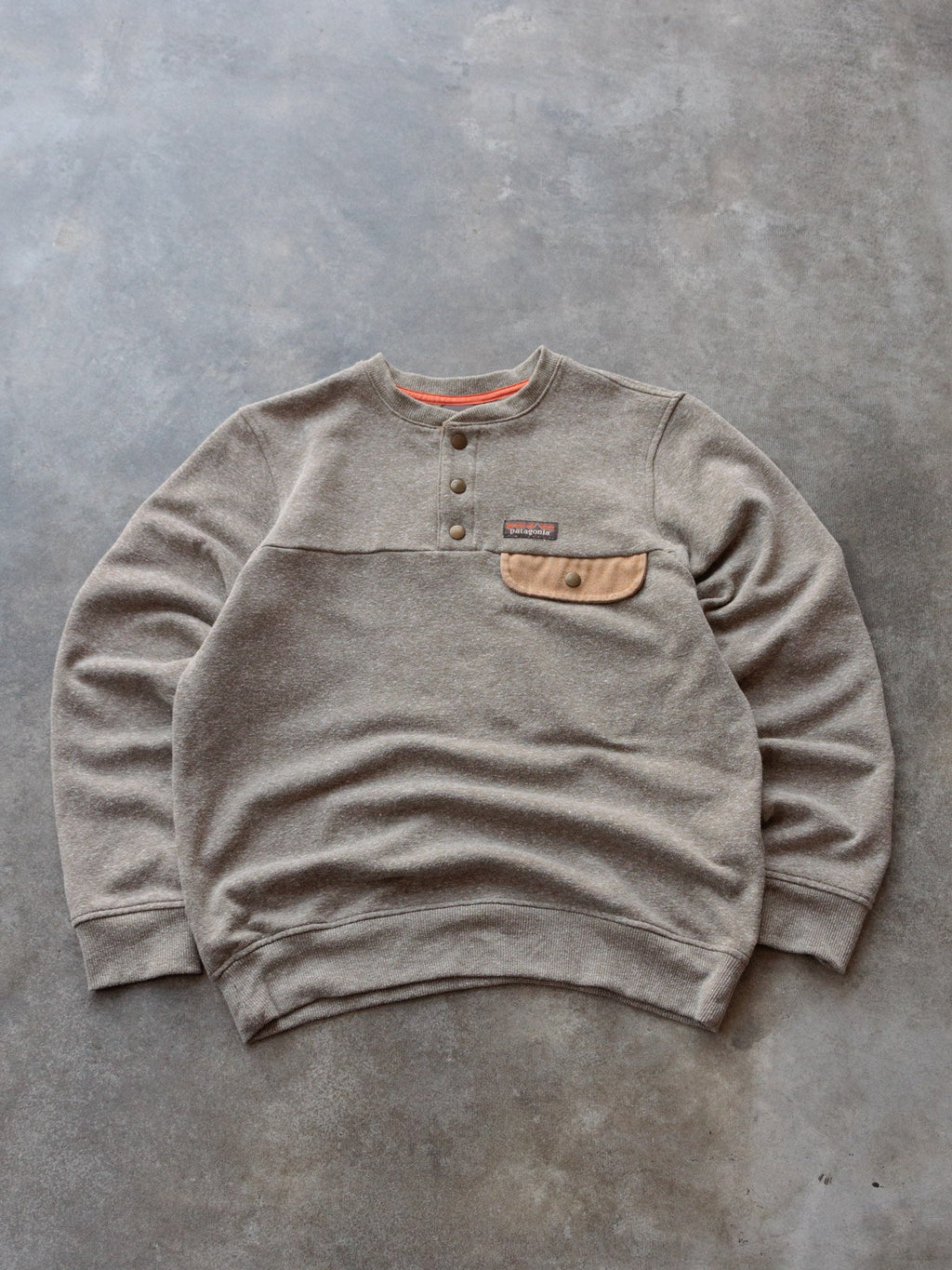 Brown Patagonia Fleece Sweatshirt (S)