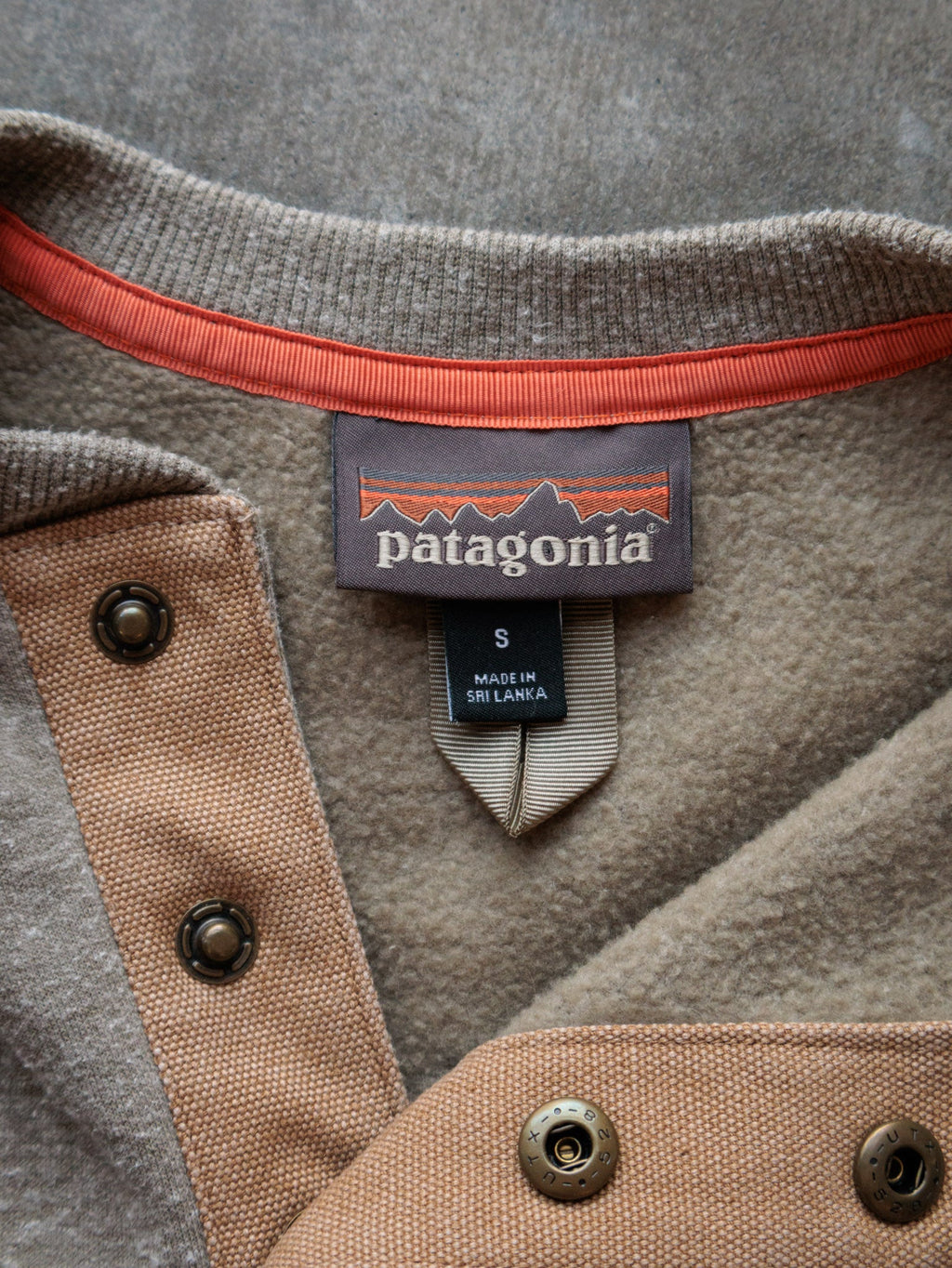 Brown Patagonia Fleece Sweatshirt (S)