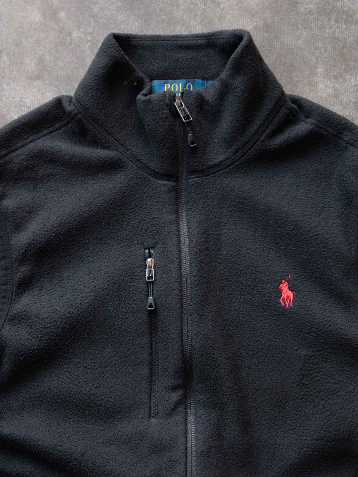 Black Polo Ralph Lauren Fleece Vest (S)