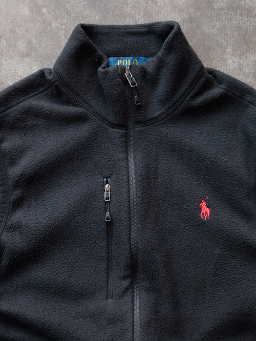 Black Polo Ralph Lauren Fleece Vest (S)