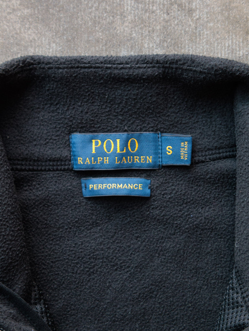 Black Polo Ralph Lauren Fleece Vest (S)