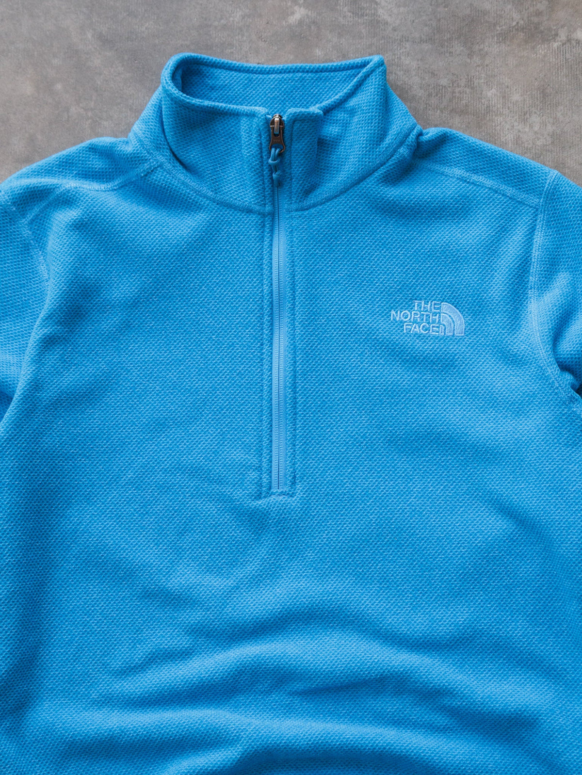Vintage Blue The North Face Fleece Quarter Zip (S)