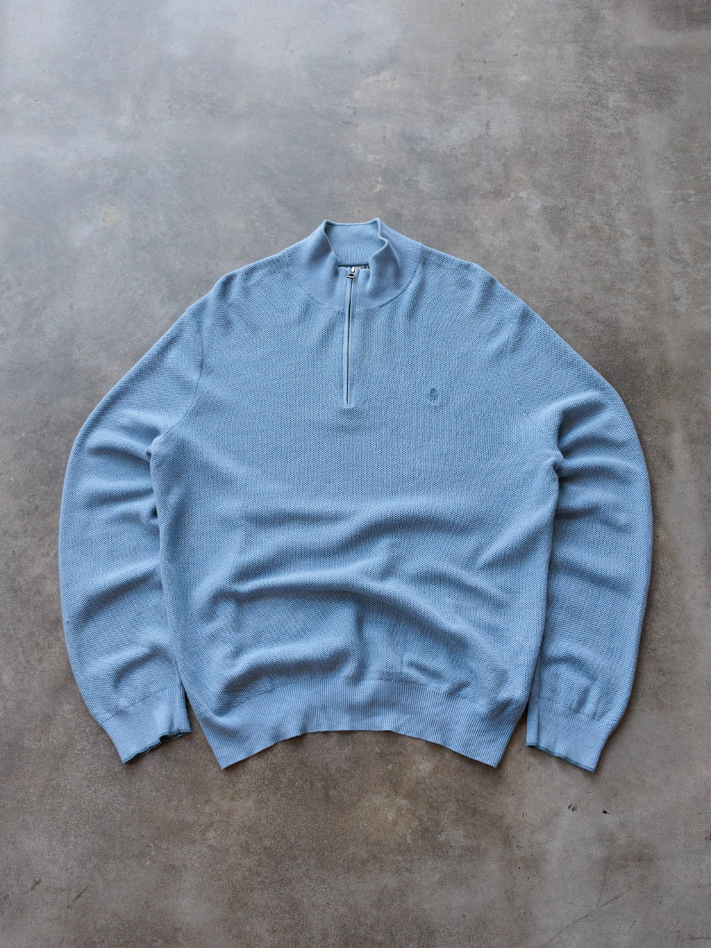Blue Polo Ralph Lauren Knit Quarter Zip (L)
