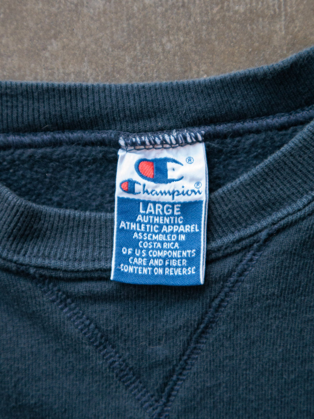 Vintage Navy Champion Sweatshirt (L)