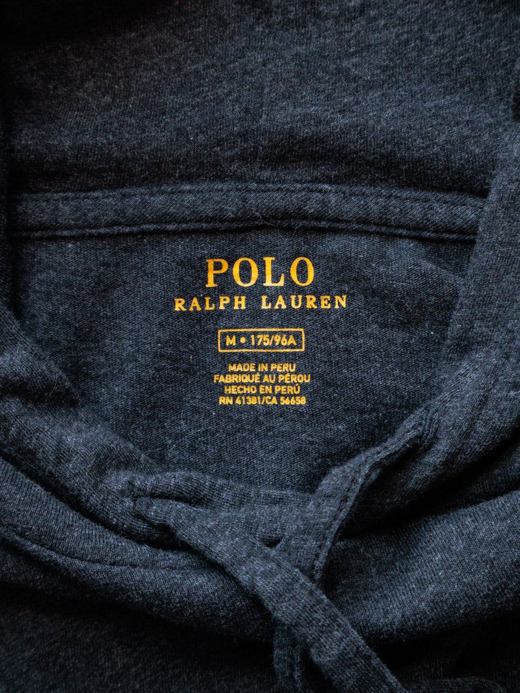 Black Polo Ralph Lauren Hoodie (M)