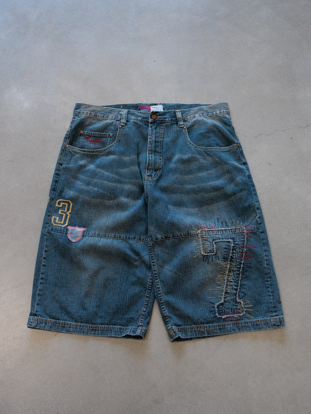 Vintage 00s Blue Pepe Jeans Denim Shorts (W38)