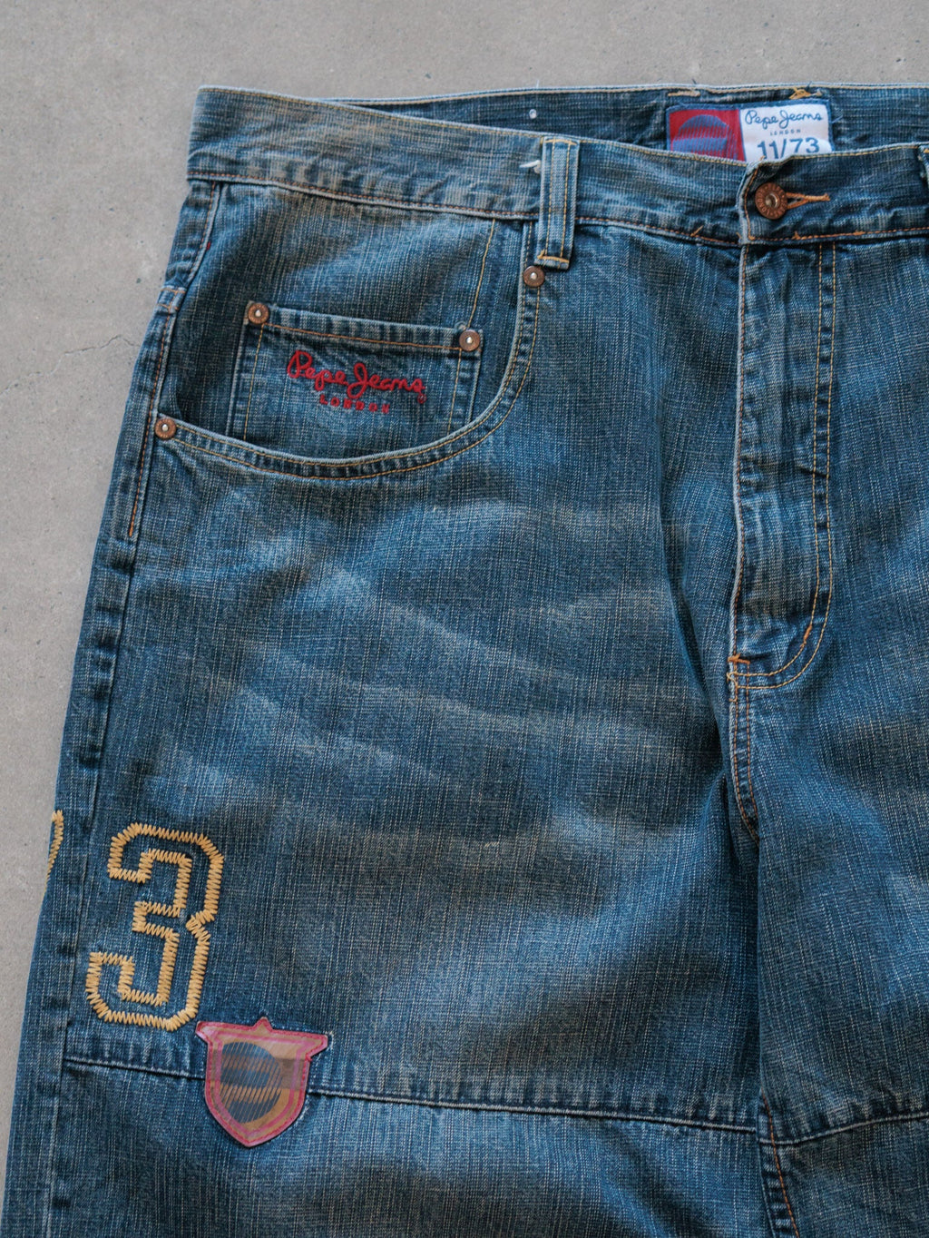 Vintage 00s Blue Pepe Jeans Denim Shorts (W38)