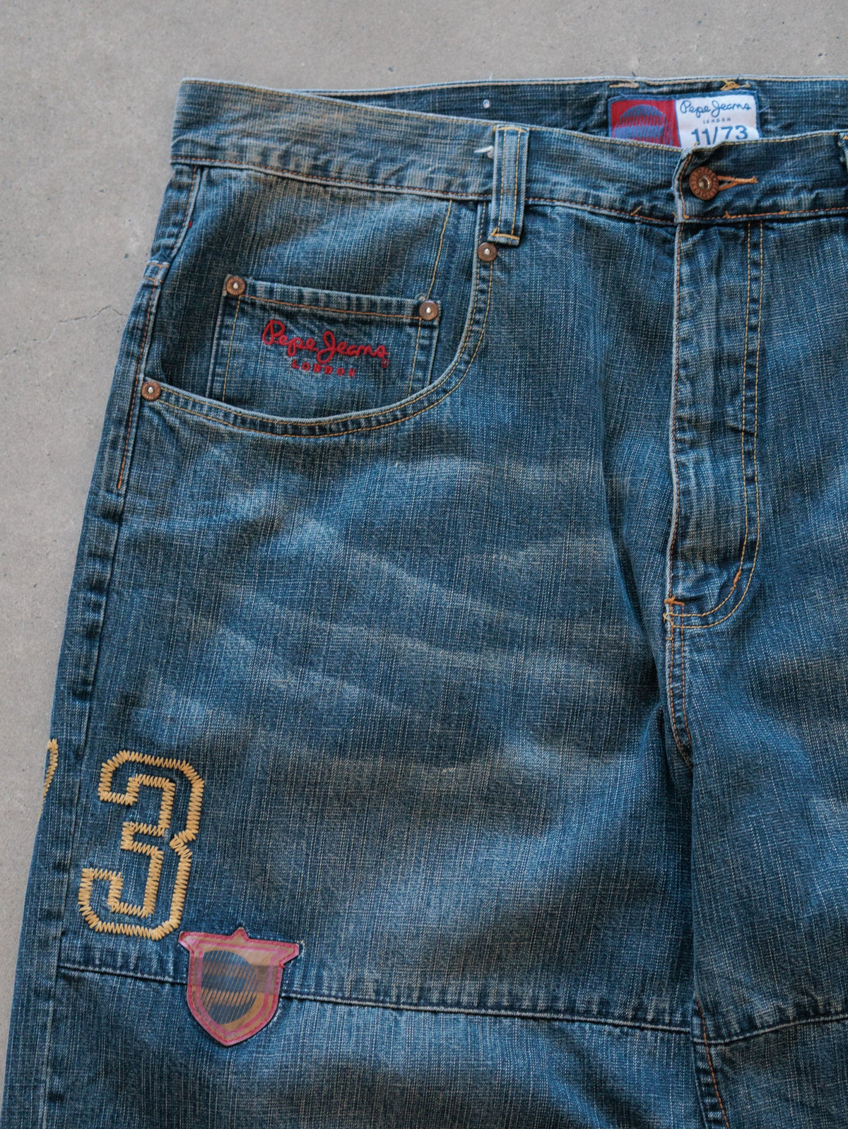 Vintage 00s Blue Pepe Jeans Denim Shorts (W38)