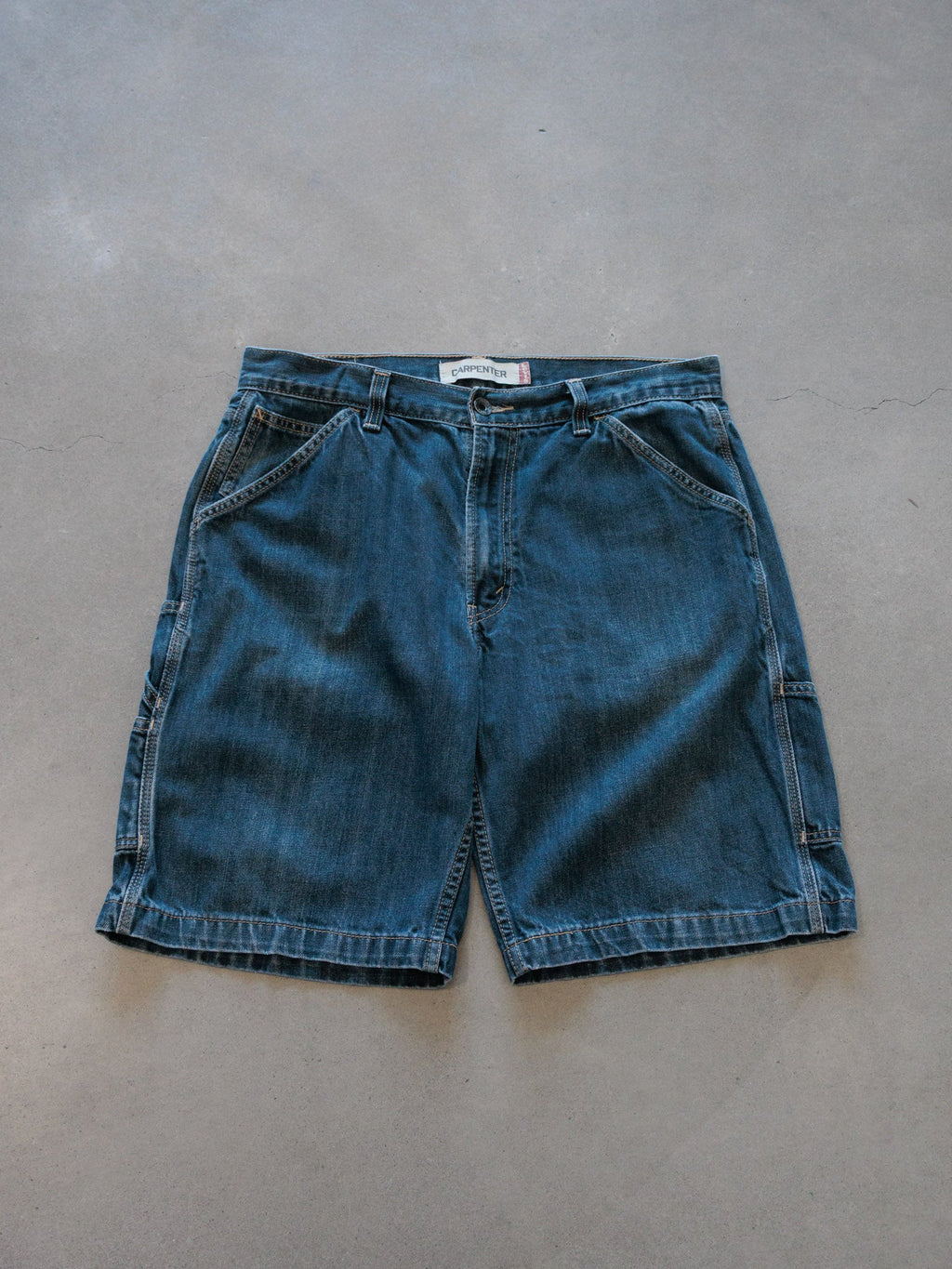 Vintage 00s Blue Levi's Carpenter Denim Shorts (W34)