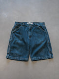Vintage 00s Blue Levi's Carpenter Denim Shorts (W34)