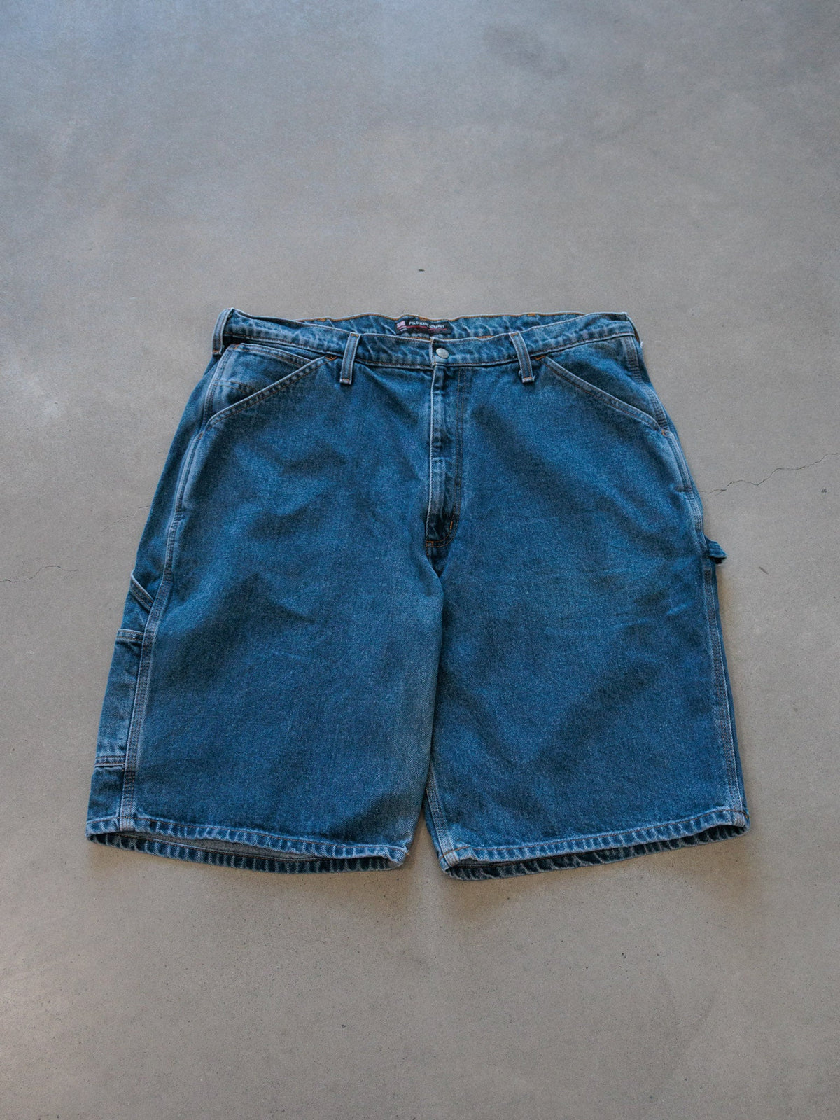 Vintage Polo Jeans Company Denim Carpenter Shorts (W36)