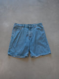 Vintage 00s Blue Levi's 550 Denim Shorts (W36)