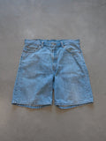 Vintage 00s Blue Levi's 550 Denim Shorts (W36)