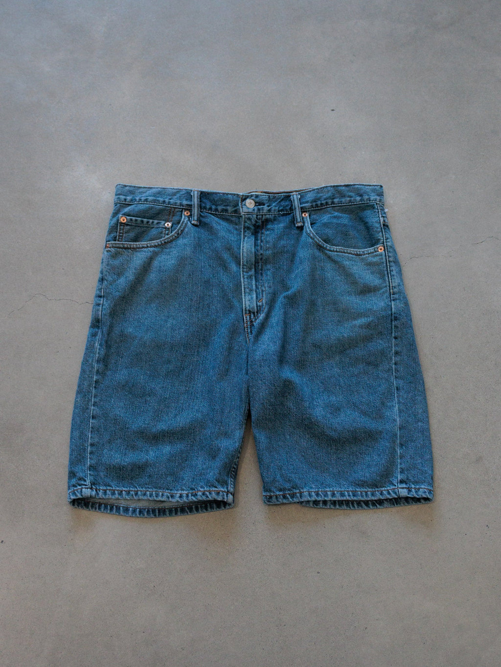Vintage 00s Blue Levi's 505 Denim Shorts (W36)