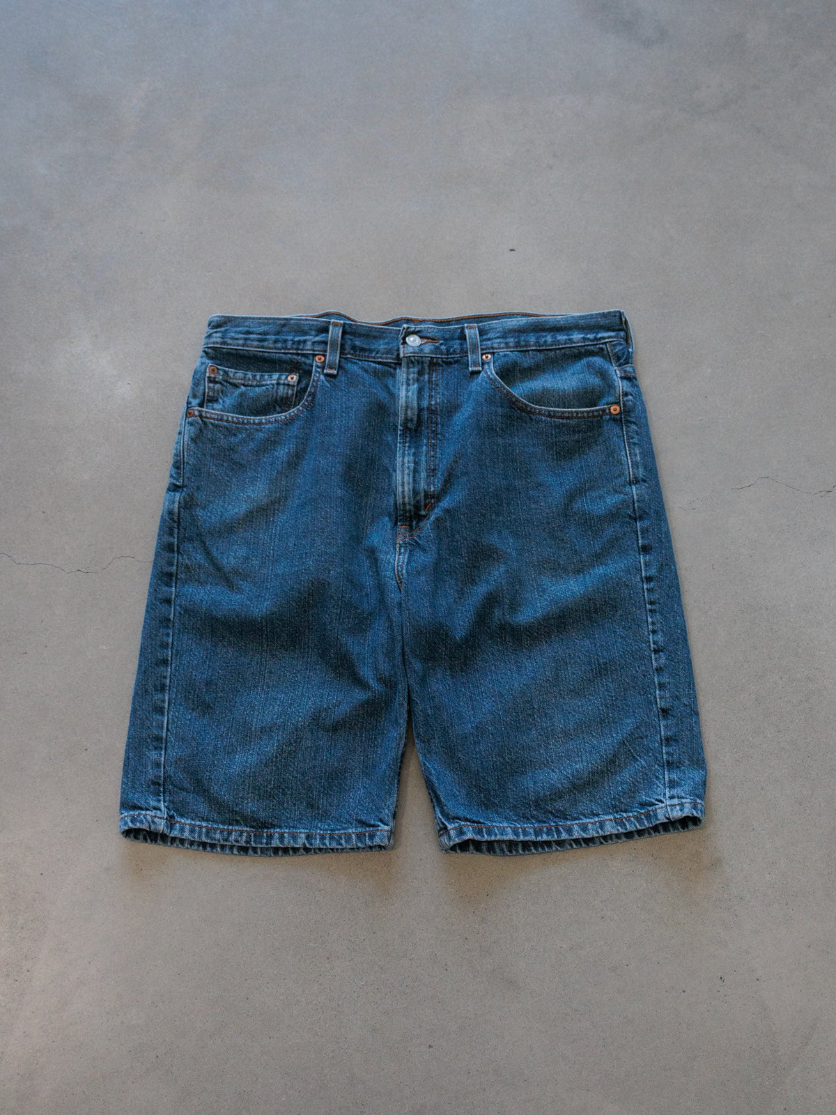 Vintage 00s Blue Levi's 505 Denim Shorts (W36)