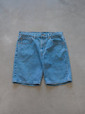 Vintage 00s Blue Levi's 505 Denim Shorts (W34)