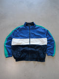 Vintage 90s Blue Izod Sport Colourblock Jacket (L)