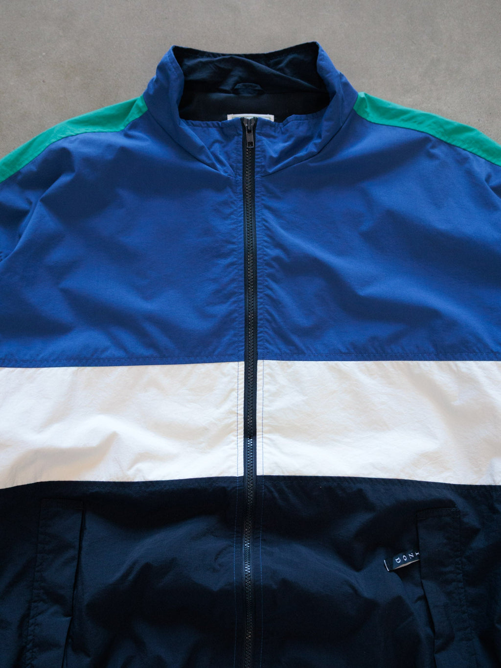 Vintage 90s Blue Izod Sport Colourblock Jacket (L)