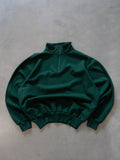 Vintage 90s Green Nautica Fleece Quarter Zip (L)