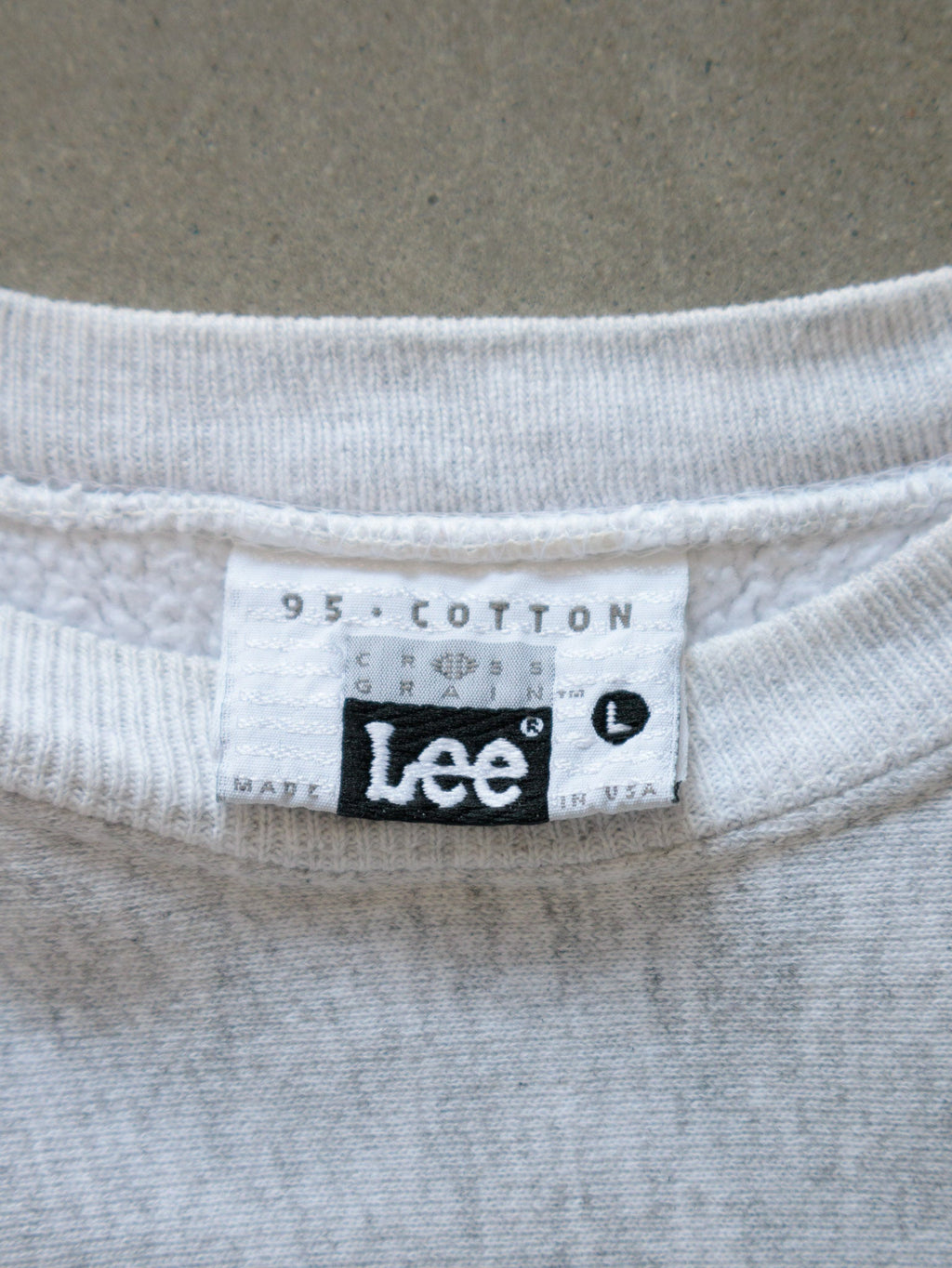 Vintage 90s Grey Lee Hillsborough Band Sweatshirt (L)
