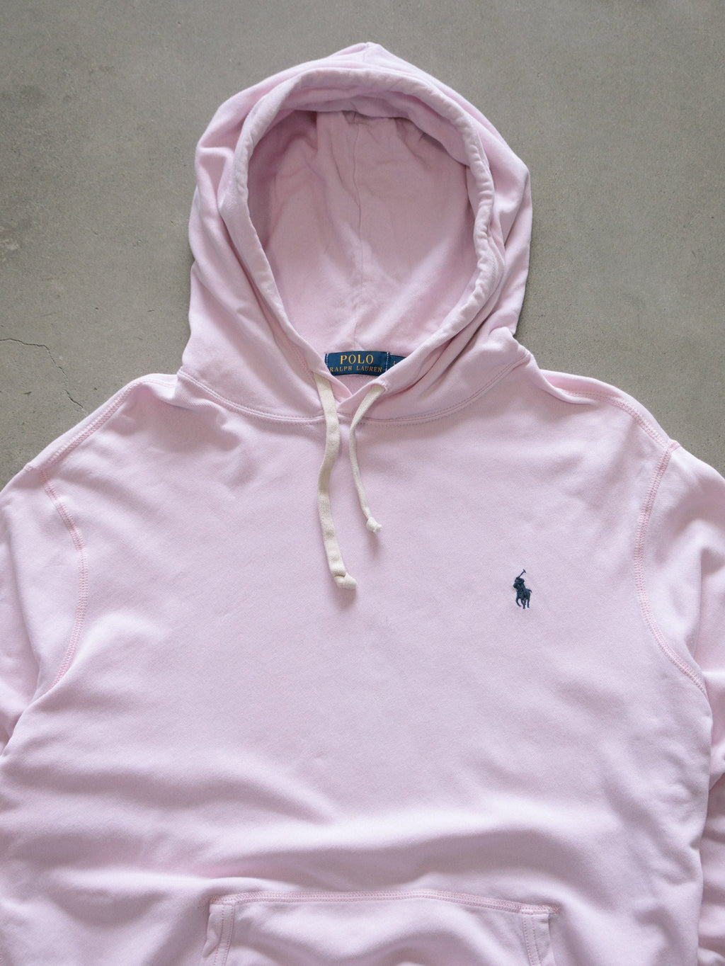 Pink Polo Ralph Lauren Lightweight Hoodie (L)